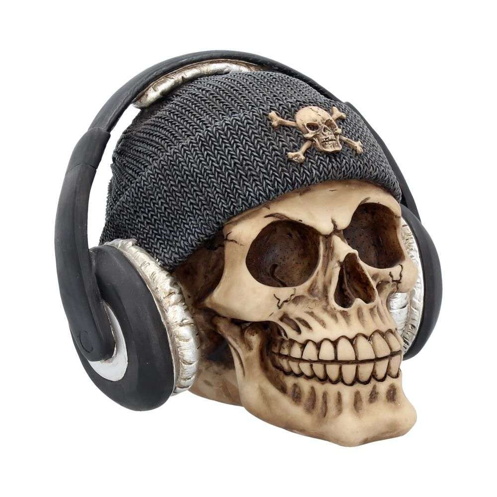 Nemesis Now - Dead Beat (Grey) Figurine - Crâne - Multicolore